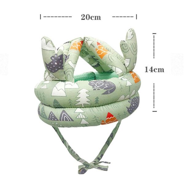 Protector de Cabeza Verde Bosque Amor de mamá medidas