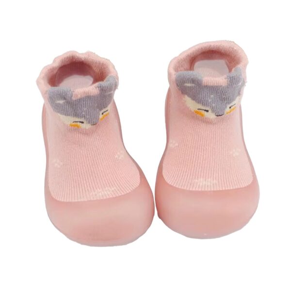 Zapatos Antideslizantes (Zapamedias talla 22-23) Rosada-Plomo Lobo Baby Land