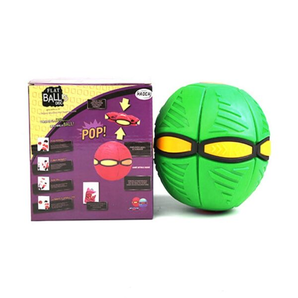 Pelota de Platillo Volador con Luces 3años+ Verde Prime caja