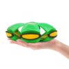 Pelota de Platillo Volador con Luces 3años+ Verde Prime aplastada