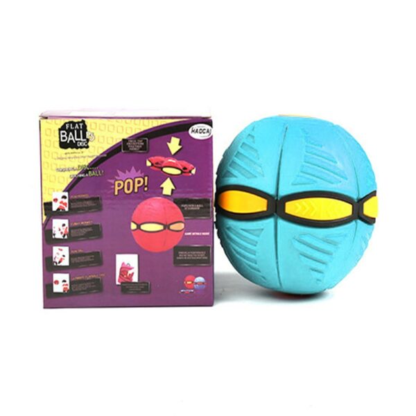 Pelota de Platillo Volador con Luces 3años+ Turquesa Prime caja