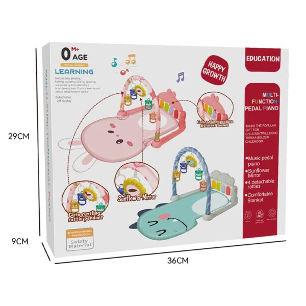 Gimnasio Piano Conejo Creciendo Juntos caja