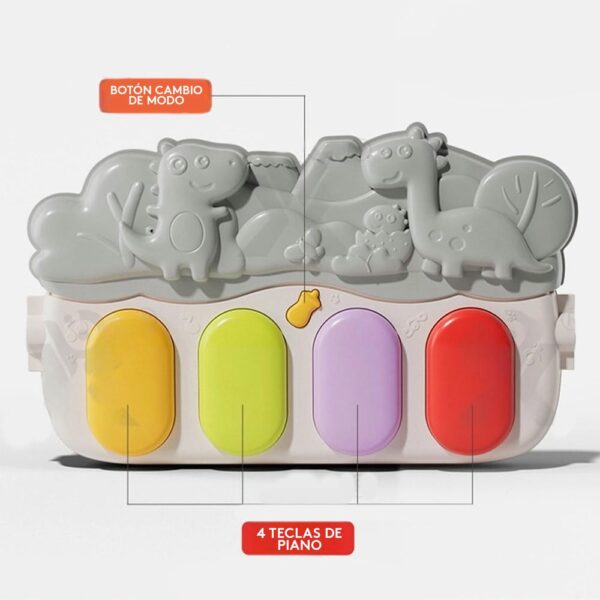 Gimnasio Piano Cocodrilo Creciendo Juntos botones