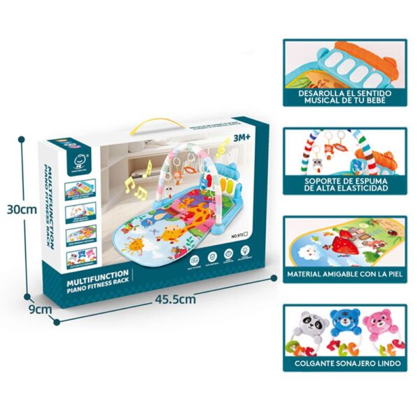 Gimnasio Piano Jirafa Celeste 972 Creciendo Juntos caja