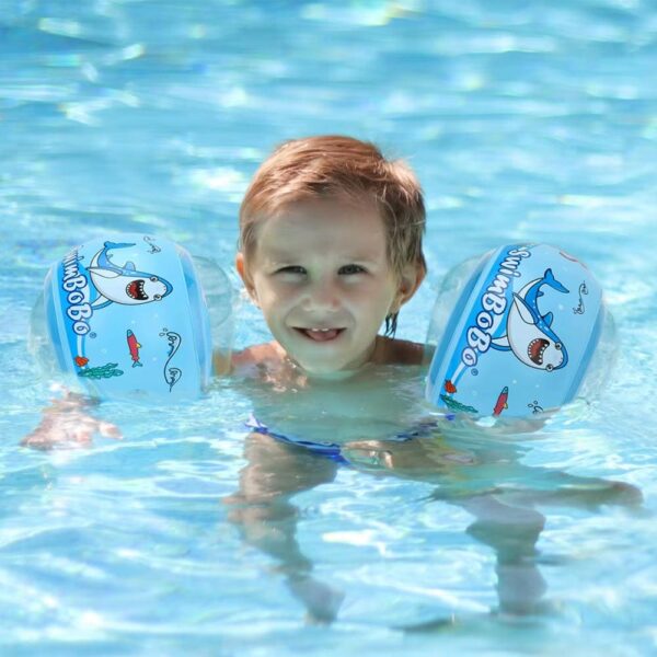 Flotador De Brazos Niños Tiburón +3 años Úpale uso