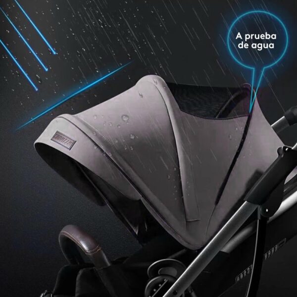 Coche Para Bebé Flexigo Negro Úpale a prueba de agua