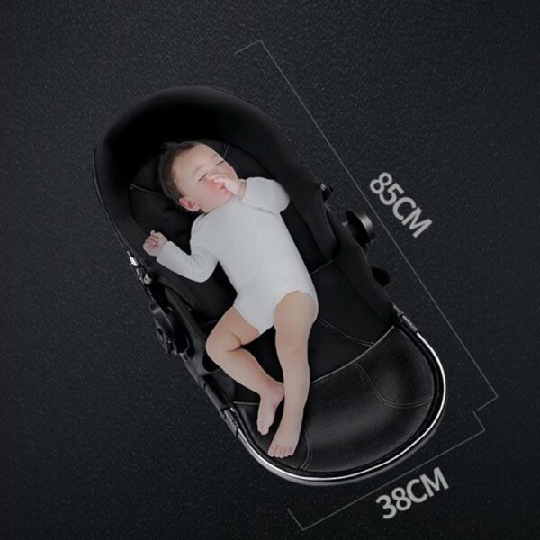 Coche Para Bebé Flexigo Negro Úpale medida bebé