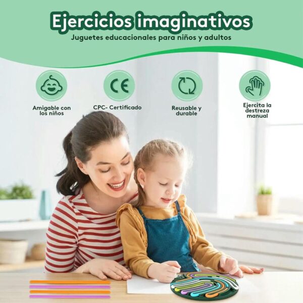 Tablero Actividad Sensorial Azul Úpale ejercicios