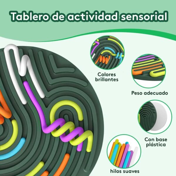 Tablero Actividad Sensorial Azul Úpale actividad sensorial