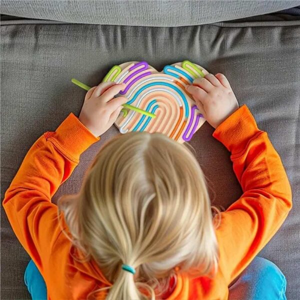 Tablero Actividad Sensorial Azul Úpale uso niña