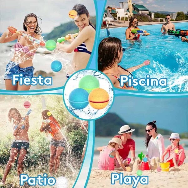 Globo De Agua Reutilizable x12 unidades Úpale uso