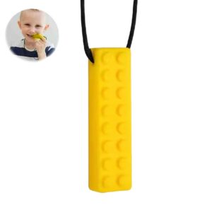 Collar Masticable Sensorial Bloque Amarillo x 1