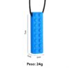 Collar Masticable Sensorial Bloque Azul x 1 medidas