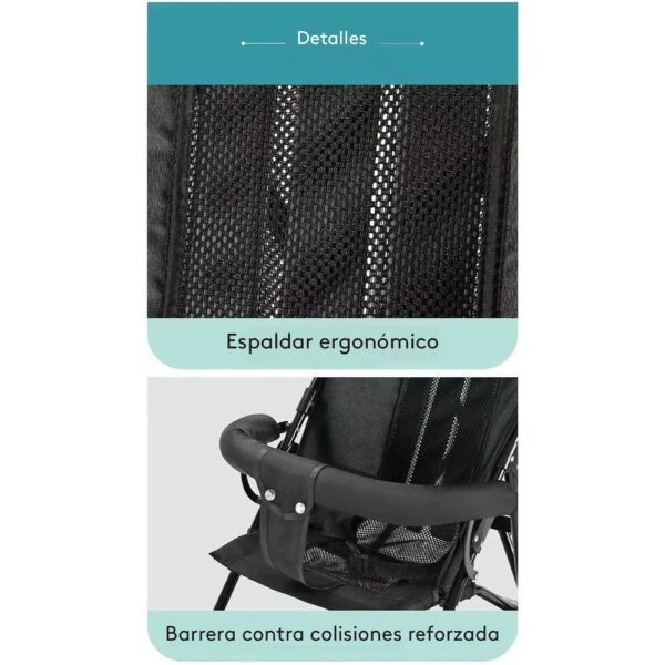 Coche para bebés Paragua Nube Azul Úpale detalles