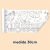 Rollo De Papel Para Colorear Transporte 30cm x 3 metros medida