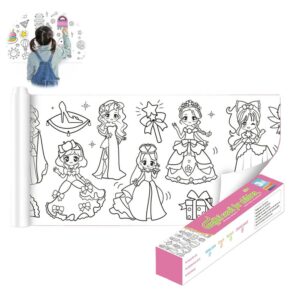 Rollo De Papel Para Colorear Mundo Princesa 30cm x 3 metros