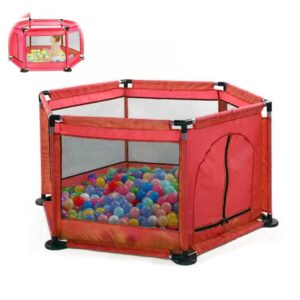 Corral De Juegos Hexagonal Rojo Úpale