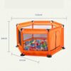Corral De Juegos Hexagonal Naranja Úpale medidas