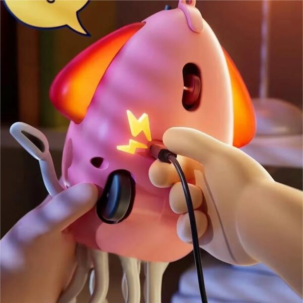 Juguete Pulpo Bailarín Rosa Úpale enchufe