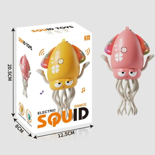 Juguete Pulpo Bailarín Rosa Úpale caja