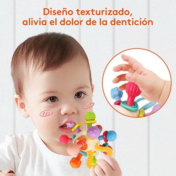 Esfera Sensorial Para La Dentición de Bebés Úpale diseño texturizado