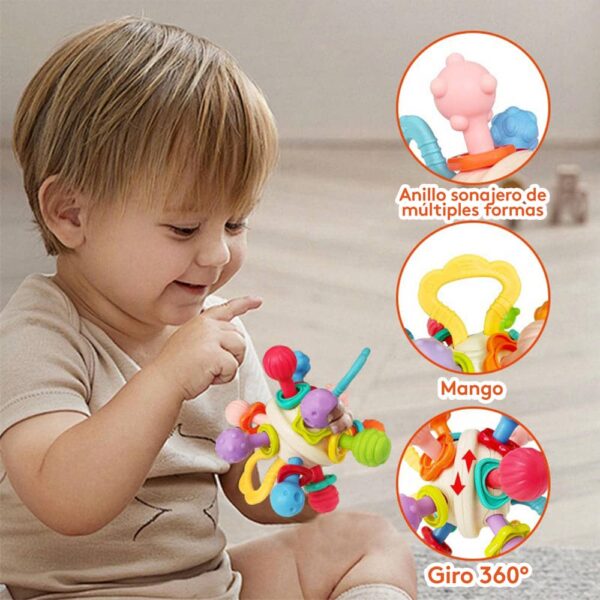 Esfera Sensorial Para La Dentición de Bebés Úpale anillo