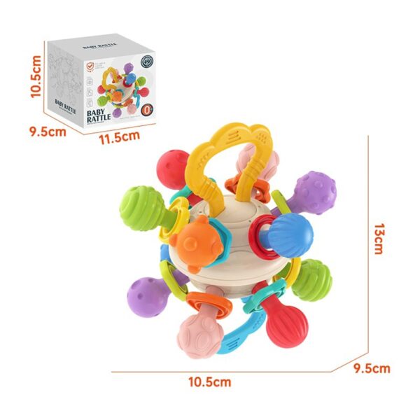 Esfera Sensorial Para La Dentición de Bebés Úpale medidas