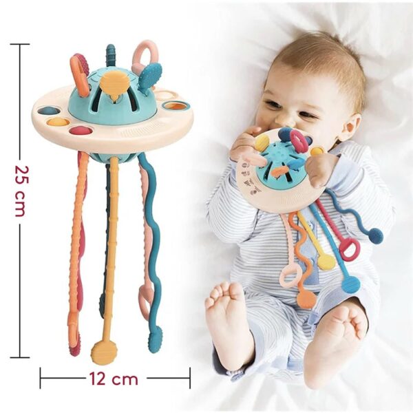 Juguete Sensorial De Cuerdas Pulpo Úpale medidas