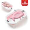 Bañera Retractil con Termómetro Rosa B16 Úpale + Malla de Baño Ballena Acolchada Rosada Úpale más vendido nuevo