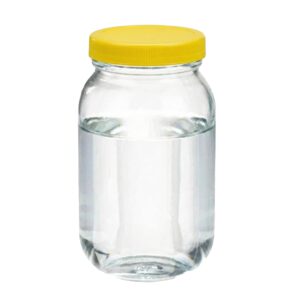 Vaso Recolector de Leche de Vidrio 250 ml tapa amarilla