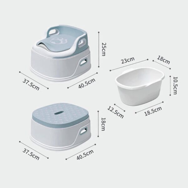 Bacenilla Multifunción ZG2090 Celeste Creciendo Juntos medidas