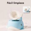 Bacenilla Ballena HN002 Celeste Creciendo Juntos fácil limpieza