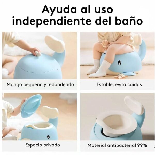 Bacenilla Ballena HN002 Celeste Creciendo Juntos ayuda