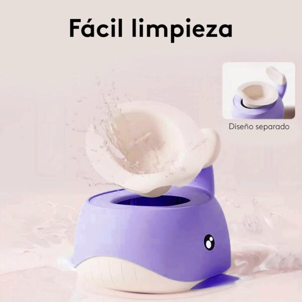 Bacenilla Ballena HN002 Morado Creciendo Juntos limpieza