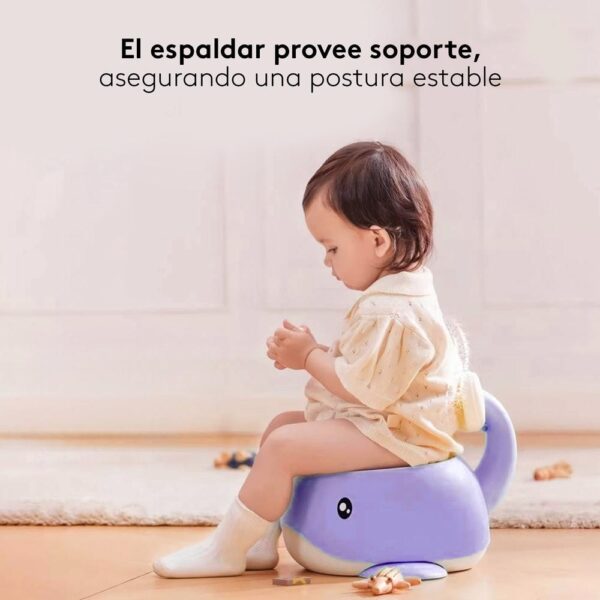 Bacenilla Ballena HN002 Morado Creciendo Juntos soporte