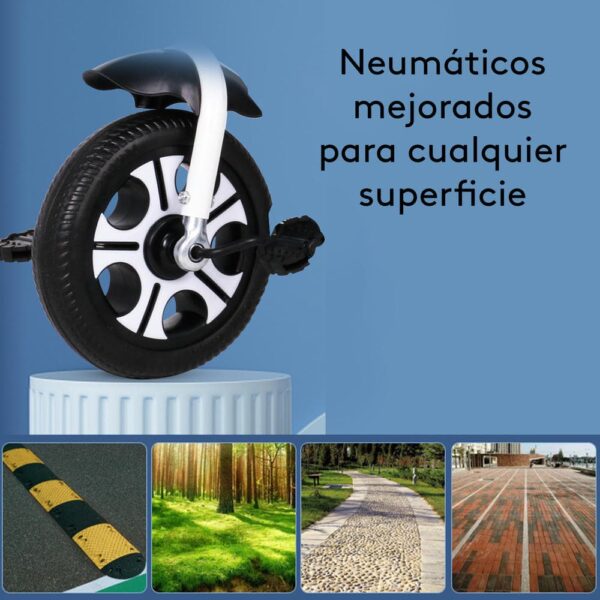 Triciclo Peque Rider Azul Creciendo Juntos neumáticos