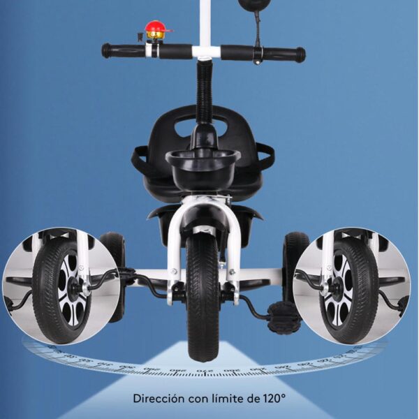 Triciclo Peque Rider Azul Creciendo Juntos dirección