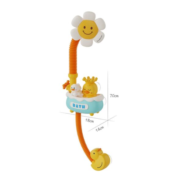 Juguete De Ducha Patito Creciendo Juntos medidas