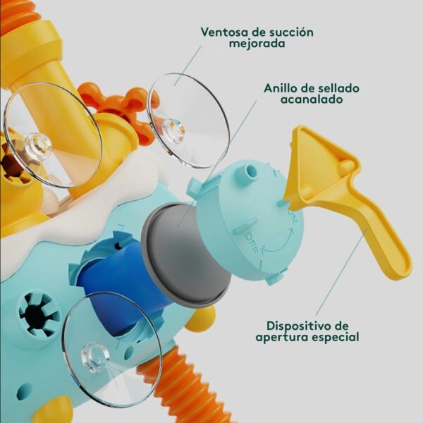 Juguete De Ducha Patito Creciendo Juntos ventosa