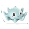 Juguete Pulpo Splash Celeste Creciendo Juntos medidas