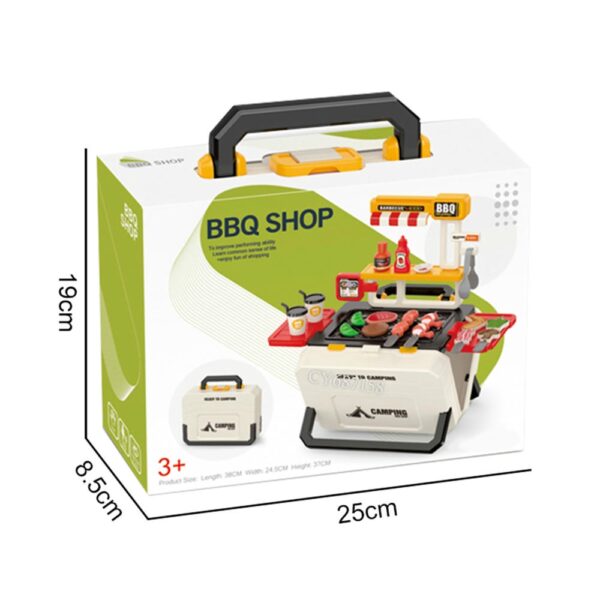 Juguete Didáctico Parrillero Rojo Creciendo Juntos caja