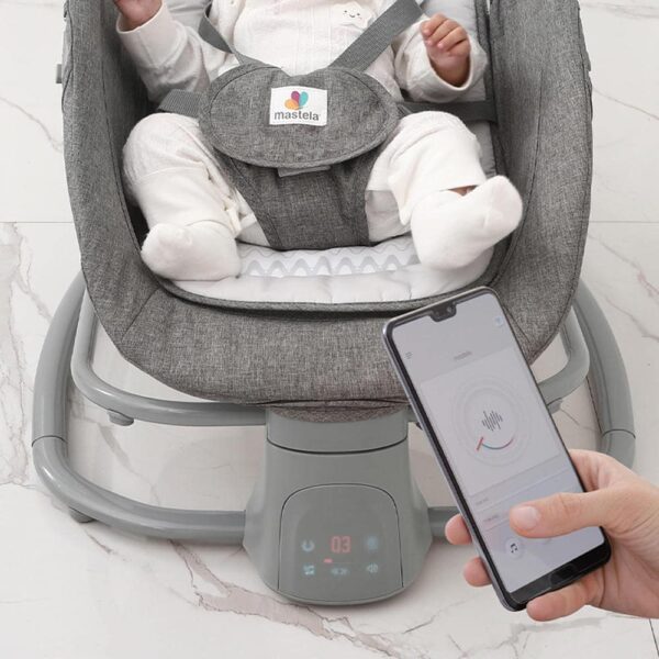 Mecedora Mastela 4 en 1 8087 Gris Elefante app