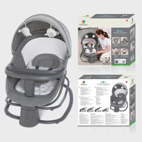 Mecedora Mastela 4 en 1 8087 Gris Elefante caja