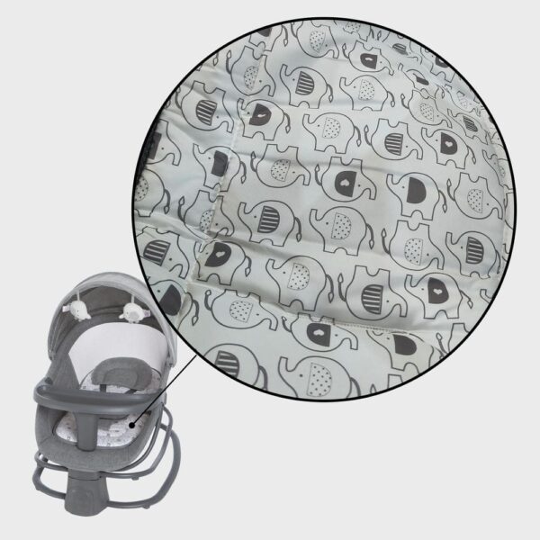 Mecedora Mastela 4 en 1 8087 Gris Elefante material