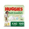 Pañal Huggies Active Sec Soft Comfort XXG x 100