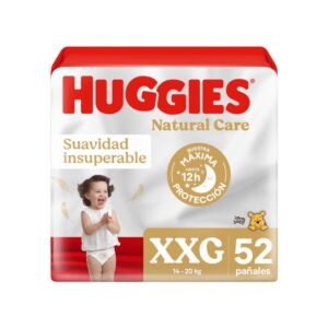 Pañal Huggies Natural Care XXG x 52