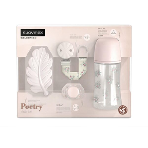 Set de Regalo Poetry Baby Rosado Suavinex