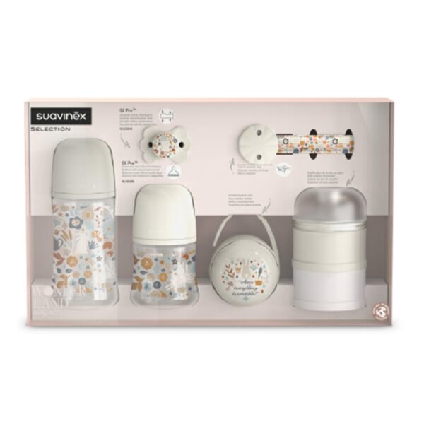 Set Wonderland Welcome Baby Blanco Suavinex