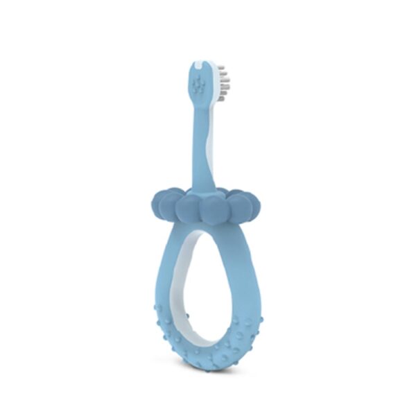 Cepillo de Aprendizaje 0 a 2 Años Azul Suavinex vista de atrás