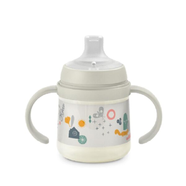 Biberón con Agarradera 150ml Blanco Parque +6m Suavinex sin tapa